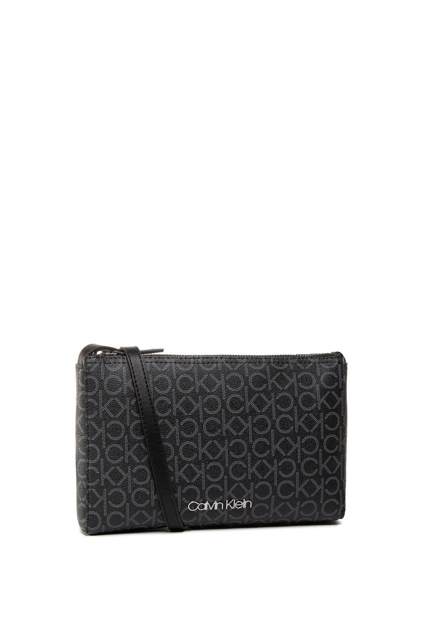 Calvin Klein Mono Ew Çapraz Askılı Kadın Çantası Black Mono