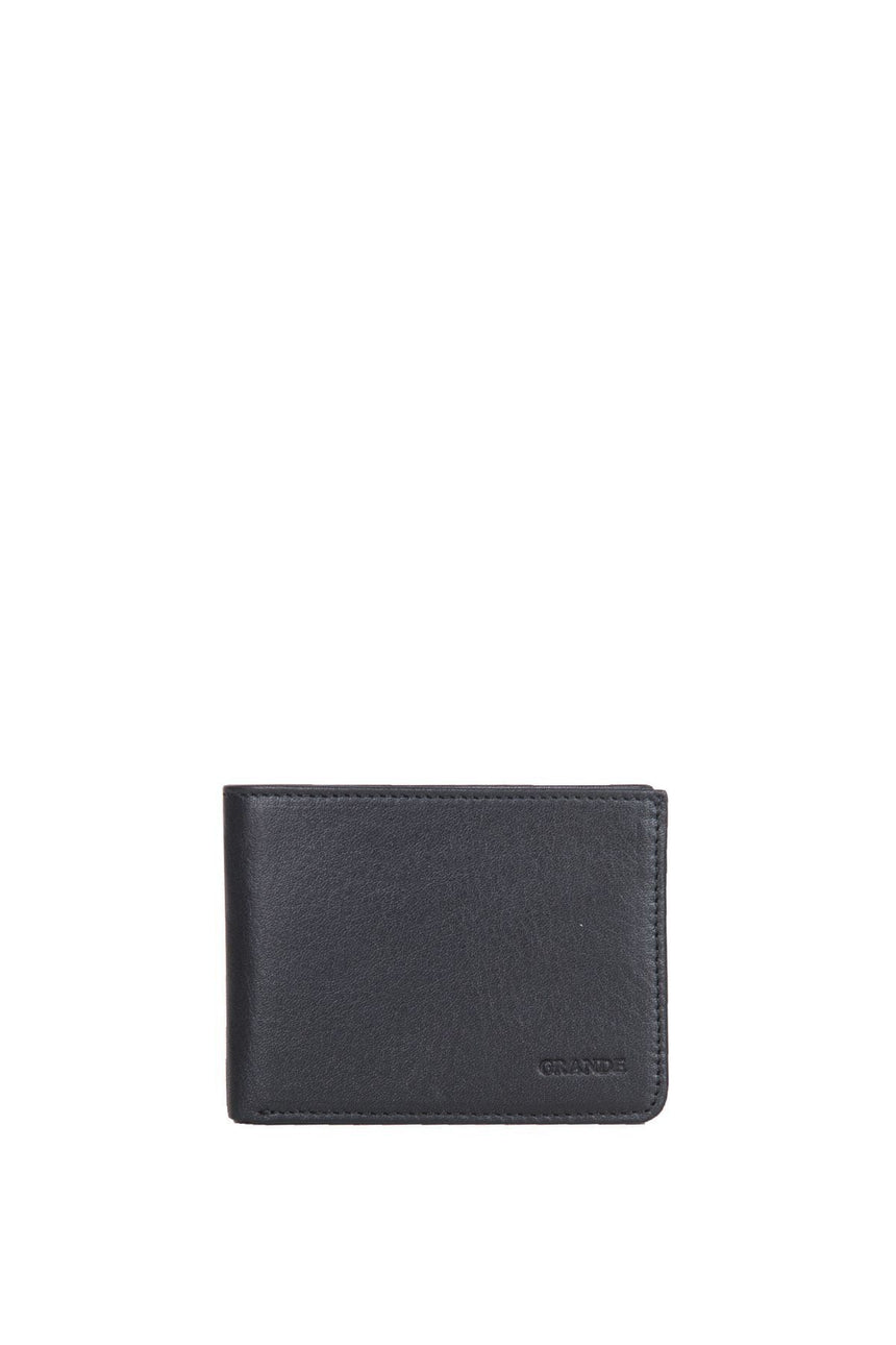 Grande 9 Kartlıklı Erkek El Portföyü Siyah
