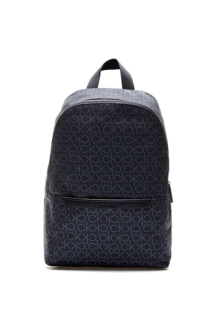 Calvin Klein Mono Round Kadın Sırt Çantası Black Mono