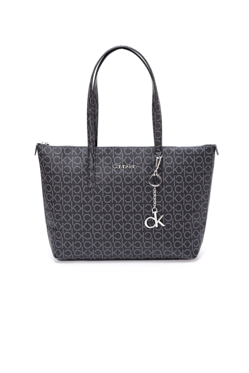 Calvin Klein Mono Cabas Kadın Omuz Çantası Black Mono