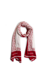 Calvin Klein Geo Quilt Şal Lipstick Red