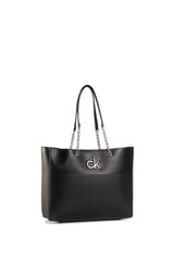Calvin Klein Re-Lock Shopper Kadın Omuz Çantası Black