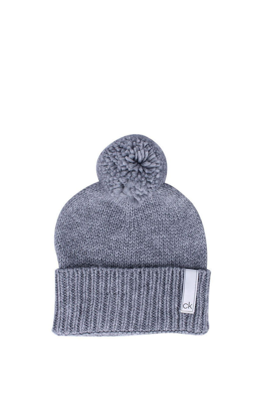 Calvin Klein Beanie Kadın Bere Mid Grey Heather