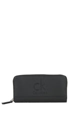 Calvin Klein Mel Large Zip Around Kadın Cüzdanı Black
