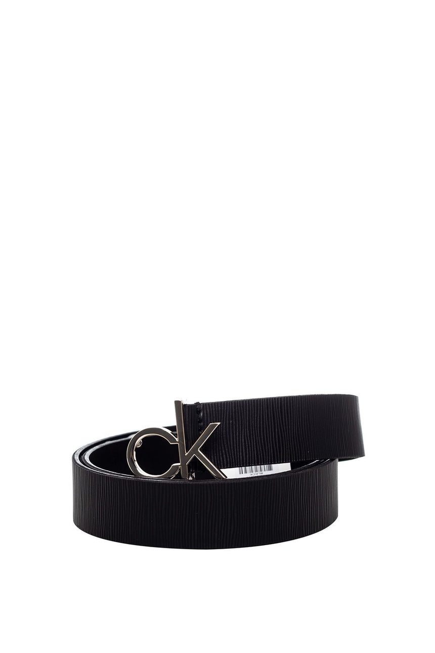 Calvin Klein Re-Lock Low Ck 85cm / 34 Inch Ep Kadın Kemer Black