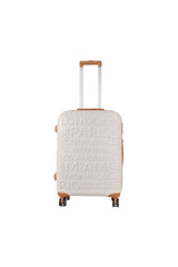 ÇÇS City Name Orta Boy Valiz Beyaz