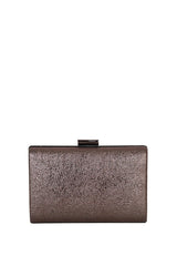 Axpe Metal Tokalı Abiye Çanta Platin