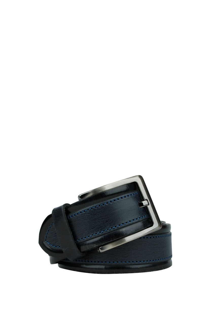 Axpe 4 Cm Spor Vegetal Deri Erkek Kemer Lacivert