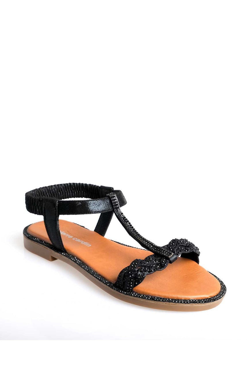 Pierre Cardin Bilek Detaylı Kadın Terlik Siyah