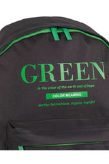 Benetton United Colors Çift Bölmeli Sırt Çantası Siyah