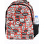 Lumberjack Yazı Desenli 3 Bölmeli Sırt Çantası Renkli