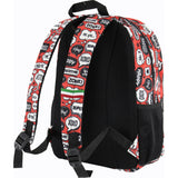 Lumberjack Yazı Desenli 3 Bölmeli Sırt Çantası Renkli