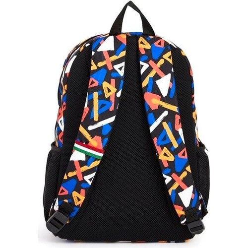 Lumberjack Desenli Sırt Çantası Renkli