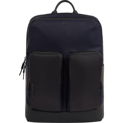 Tommy Hilfiger City Commuter Tech Backpack Erkek Sırt Çantası Mavi