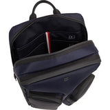 Tommy Hilfiger City Commuter Tech Backpack Erkek Sırt Çantası Mavi