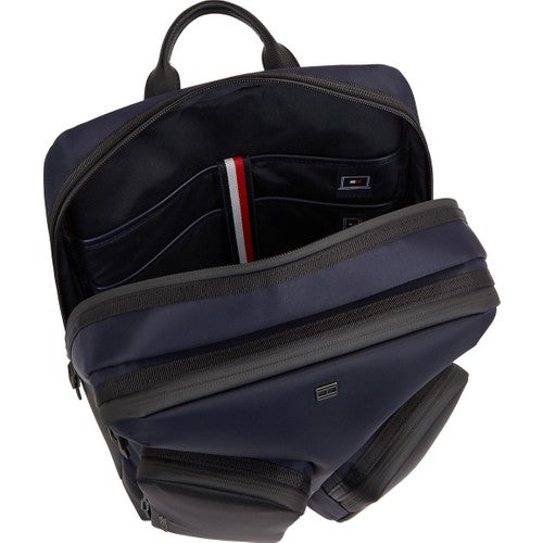 Tommy Hilfiger City Commuter Tech Backpack Erkek Sırt Çantası Mavi