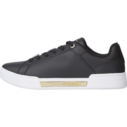 Tommy Hilfiger Court Cupsole Kadın Sneaker Siyah