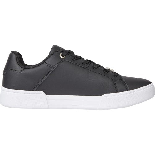 Tommy Hilfiger Court Cupsole Kadın Sneaker Siyah