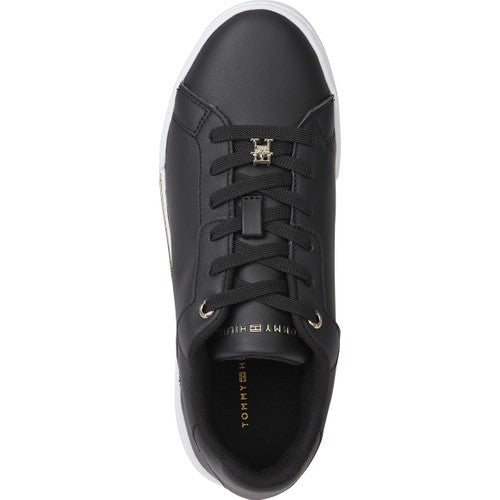 Tommy Hilfiger Court Cupsole Kadın Sneaker Siyah
