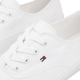 Tommy Hilfiger Essential Kesha Lace Vulcanized Kadın Sneaker Beyaz