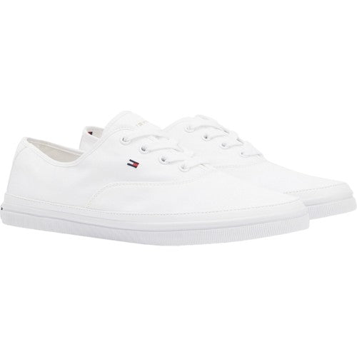 Tommy Hilfiger Essential Kesha Lace Vulcanized Kadın Sneaker Beyaz