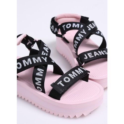 Tommy Hilfiger Flatform Eva Kadın Sandalet Misty Pink
