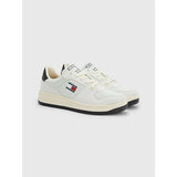 Tommy Hilfiger Cupsole Basket Canvas Erkek Sneaker Ivory