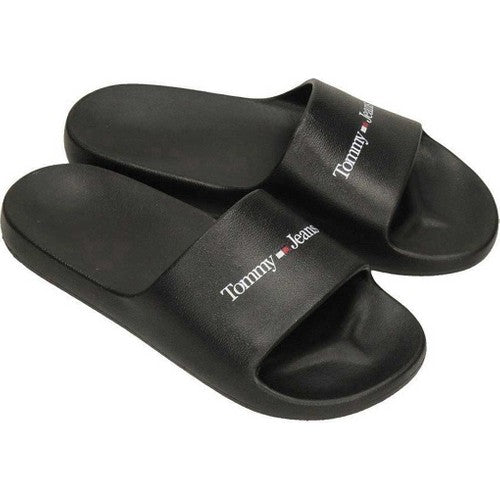 Tommy Hilfiger Flip Flops Slide Kadın Terlik Siyah