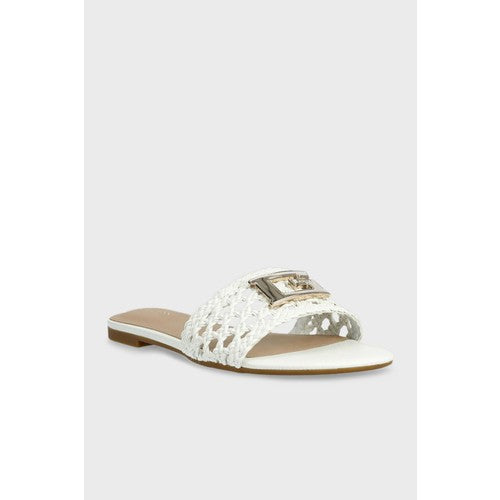 Guess Footwear Dress Slide One Kadın Terlik White