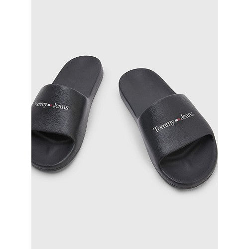 Tommy Hilfiger Flip Flops Slide Erkek Terlik Siyah