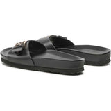 Tommy Hilfiger Mule Leather Kadın Sandalet Siyah