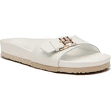 Tommy Hilfiger Mule Leather Kadın Sandalet Ekru