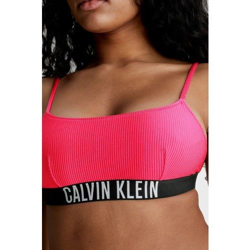Calvin Klein Kadın Bralette Pink Flash