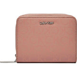 Calvin Klein Small Leather Goods Kadın Cüzdanı Ash Rose Mono