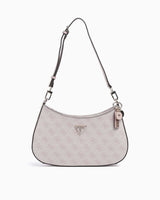 Guess Noelle Top Zip Shoulder Bag Kadın Omuz Çantası Orchid Logo