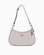Guess Noelle Top Zip Shoulder Bag Kadın Omuz Çantası Orchid Logo