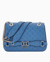 Guess Arlena Convertible Flap Omuz Çantası Slate Grey