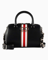 Guess Nelka Şerit Detaylı El Çantası Black