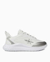 Calvin Klein Eva Runner Low Lace Mix Sneakers Bright White/Silver