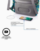 XD Design Bobby Soft 15.6'' Inç Suya Dayanıklı Hırsızlık Önleyici Usb Girişli Körüklü Sırt Çantası Multicolor