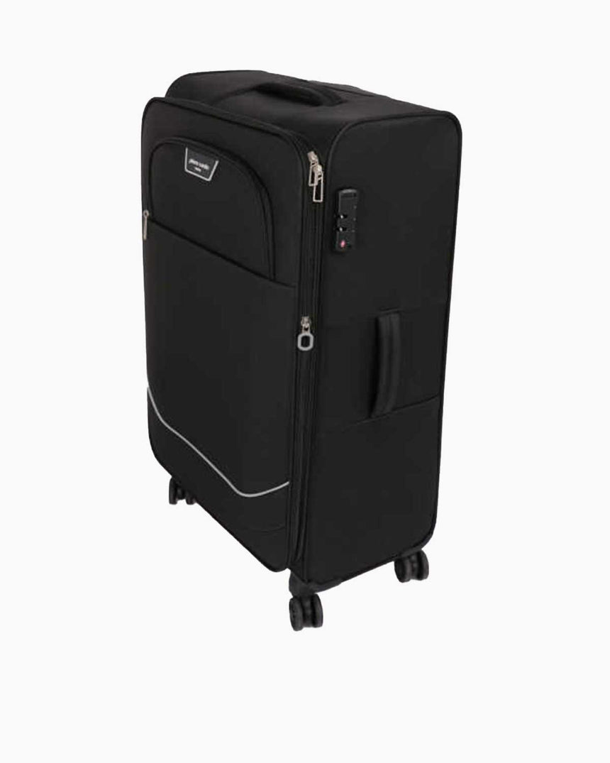 Pierre Cardin Büyük Boy Kumaş Valiz Siyah