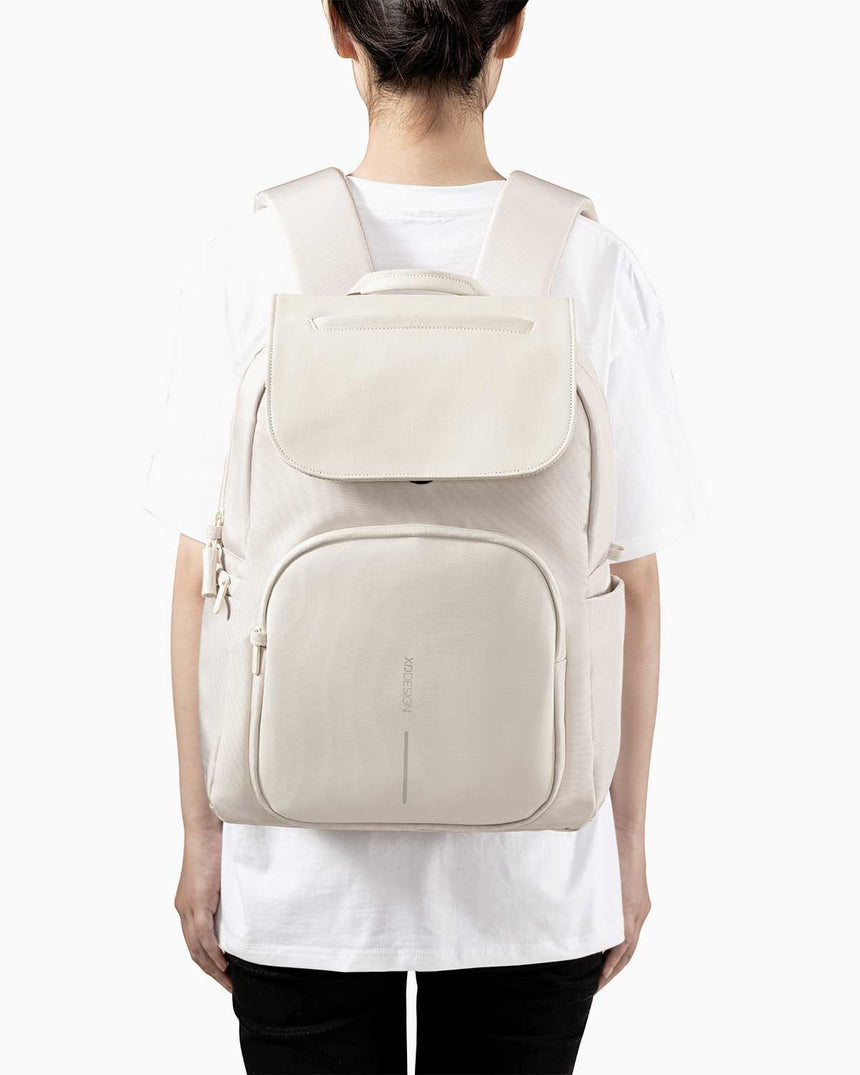 XD Design Soft Daypack Hırsızlık Önleyici Sırt Çantası Light Grey