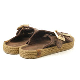 Bohonomad Sydney Kadın Terlik Hasır Kahve