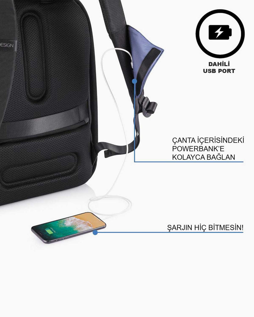 XD Design Flex Gym Bag Sırt Çantası Black