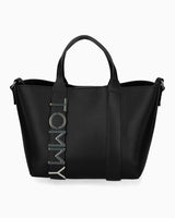 Tommy Jeans City Bold Mini Tote Çapraz Askılı Çanta Black