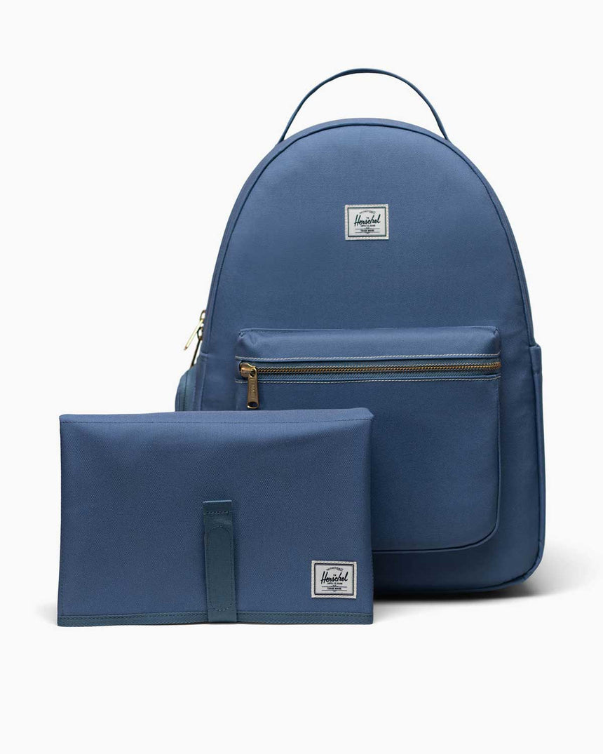 Herschel Nova Backpack Diaper Bag 26L Sırt Çantası Blue Mirage/White Stitch