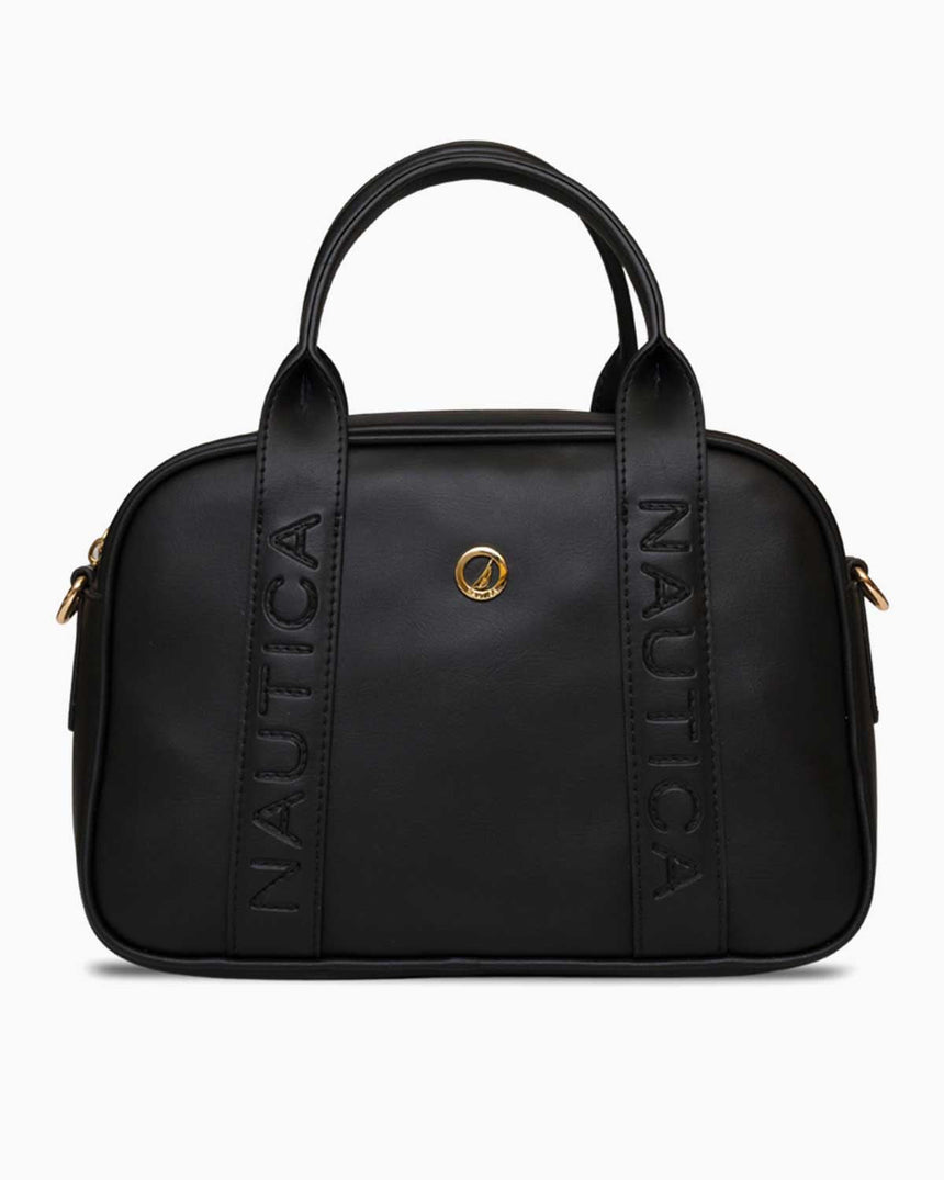 Nautica Ladies Logolu El Çantası Siyah