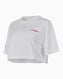 New Balance Kadın Crop Tshirt Beyaz