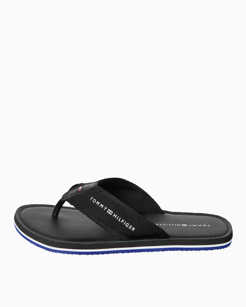 Tommy Hilfiger Logolu Beach Flip Flops Terlik Black