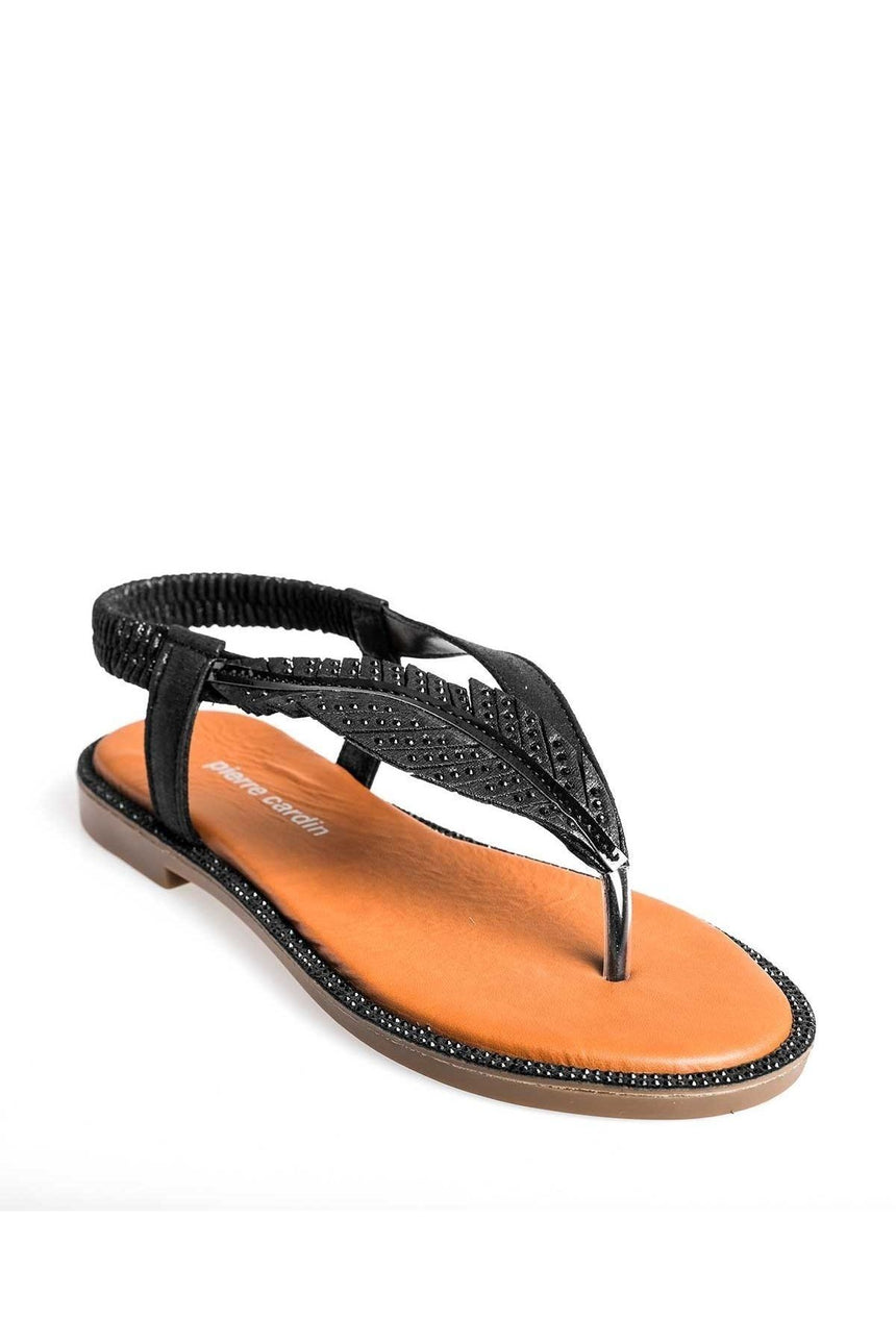 Pierre Cardin Parmak Arası Kadın Terlik Siyah